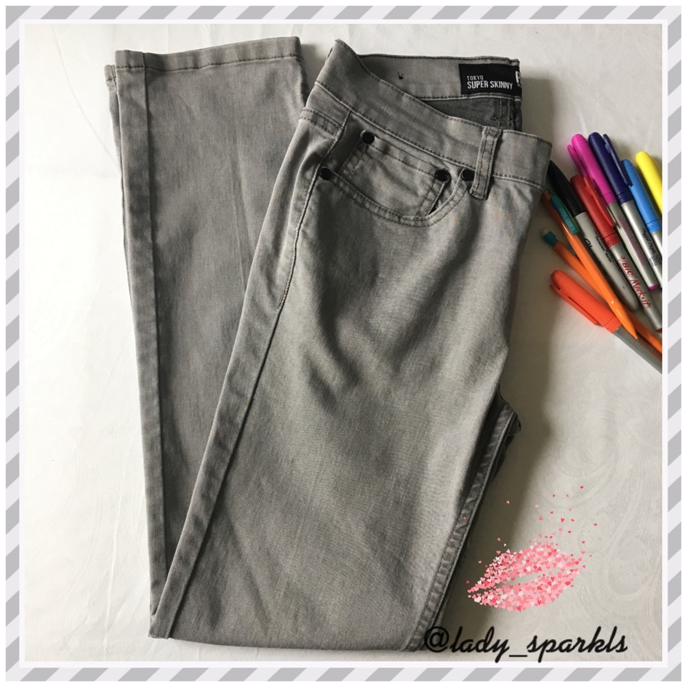 RSQ Grey Supper Skinnies Sz 12